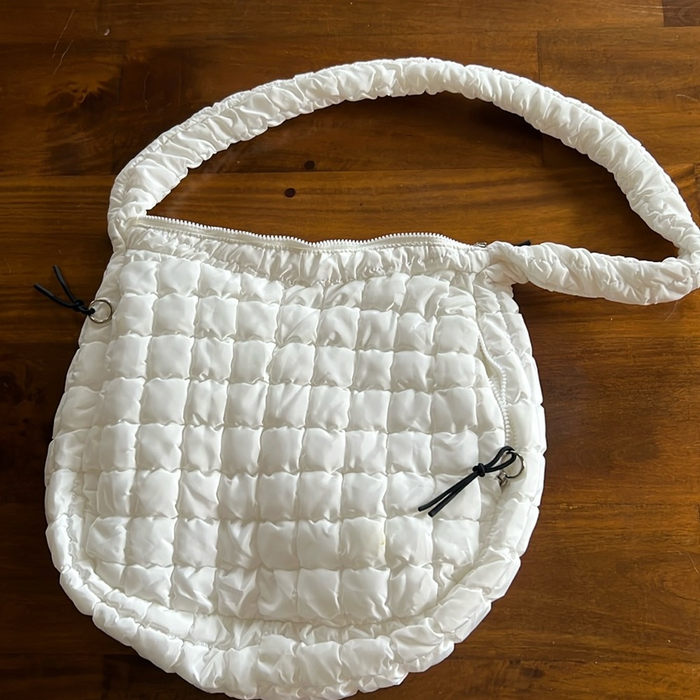 White Quilted Bag